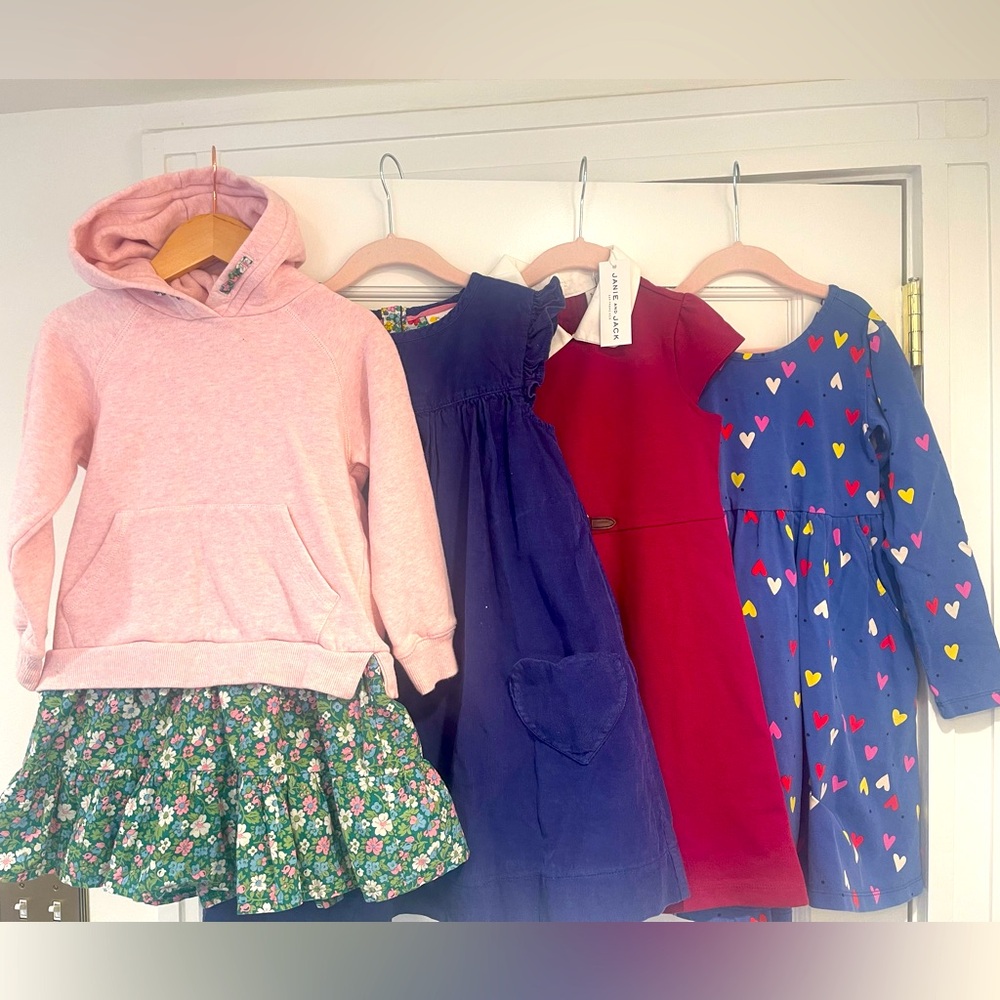 Girls Dress Bundle 6-7y Boden Janie & Jack Hanna Anderson
